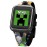 Minecraft Kids LED Smartwatch Interactive Gaming-Themed Watch 10 Changeable Faces, Step Counter, Calculator, Games, Selfie Cam, Alarm & Timer, Printed Silicone Straps - Fits Wrists 5.5-8.0