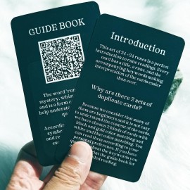 Han Yu Bowen Oracle Cards - Dual Color Runes Tarot Deck for Beginners with Meanings