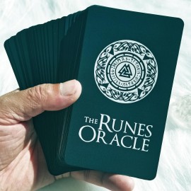 Han Yu Bowen Oracle Cards - Dual Color Runes Tarot Deck for Beginners with Meanings