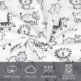 Beberoad Love 2 Pack Baby Bassinet Sheets, 100% Cotton Soft Universal Fitted Sheets for Oval, Hourglass and Rectangular Bassinet Mattress Pad-Elastic Washable, White, 32 x 18 x 3 Inches