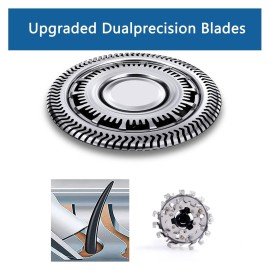 Gleway SH90/72 Replacement Heads Compatible with Philips Electric Shavers Series 9000 8000 SH90/62 Shaving Replacement Heads Compatible with Norelco Electric Razor Blades, 3Pack with Brush Gleway SH90/72 Replacement Heads Compatible with Philips Electric Shavers Series 9000 8000 SH90/62 Shaving Replacement Heads Compatible with Norelco Electric Razor Blades, 3Pack with Brush