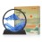 Wai Danie Moving Sand Art Picture 3D Hourglass Deep Sea Sandscape Liquid Motion Display Painting Flowing Sand Frame Relaxing Desktop Home Office Work Decor (Blue, 12 Inches)