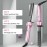 DAN Technology Hot Comb Electric for Wigs, Adjustable Temperature Hair Straightener, 500 High Heat, Dual Voltage, 60 min Shut Off, Ceramic and Tourmaline, Small, Pink