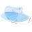 Portable Baby Mosquito Net, Folding Travel Crib Tent With Zipper Closure - Instant Pop Up Bed With Breathable Pad