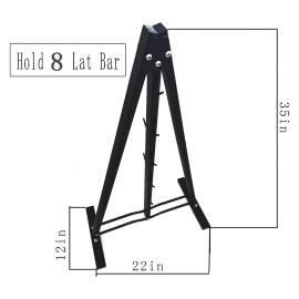 LAT Pulldown Storage,LAT Bar Organizer, LAT Pulldown Attachments Black