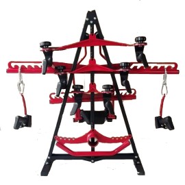 LAT Pulldown Storage,LAT Bar Organizer, LAT Pulldown Attachments Black