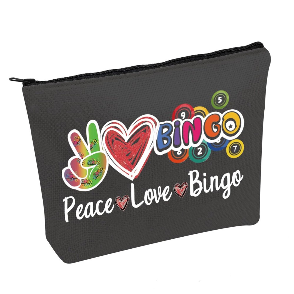 JXGZSO B Caller Bag Lucky B Bag Peace Love B Funny B Player Casino Lover Gift