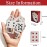 VOVCIG Mini Playing Cards, 10 Pack of Mini Decks, 1.6 Inch Miniature Poker Cards, Poker Cards, Game Poker Cards with Gift Box, Party Favor for Boys Girls and Adults(1.6x1.2in,Style 1)