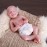 SERENDOLL 18.5 inch Realistic Full Silicone Baby Doll, Lifelike Reborn Baby Dolls, Toy, and Collectible Bald Boy