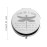 Zuo Bao Music Lyrics Makeup Mirror TV Series Gift Sing Me a Song Compact Mirror Dragonfly Mirror for Fans (Sing ME A Song)