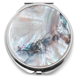 MADDesign Mother of Pearl Compact Makeup Travel Mirror (Marble Gold) MADDesign Mother of Pearl Compact Makeup Travel Mirror (Marble Gold)