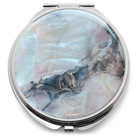 MADDesign Mother of Pearl Compact Makeup Travel Mirror (Marble Gold) MADDesign Mother of Pearl Compact Makeup Travel Mirror (Marble Gold)