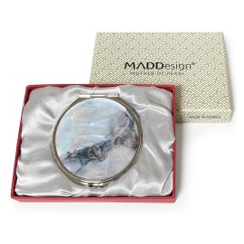 MADDesign Mother of Pearl Compact Makeup Travel Mirror (Marble Gold) MADDesign Mother of Pearl Compact Makeup Travel Mirror (Marble Gold)