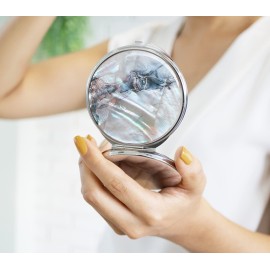 MADDesign Mother of Pearl Compact Makeup Travel Mirror (Marble Gold) MADDesign Mother of Pearl Compact Makeup Travel Mirror (Marble Gold)