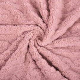 HOMRITAR 3D Fleece Baby Blanket for Girls Boys Fluffy Fuzzy Flannel Soft Warm Plush Cozy Bed Blanket for Home Decor, Toddlers Infant or Newborn Receiving Blanket (30x40inch, Coral Pink)