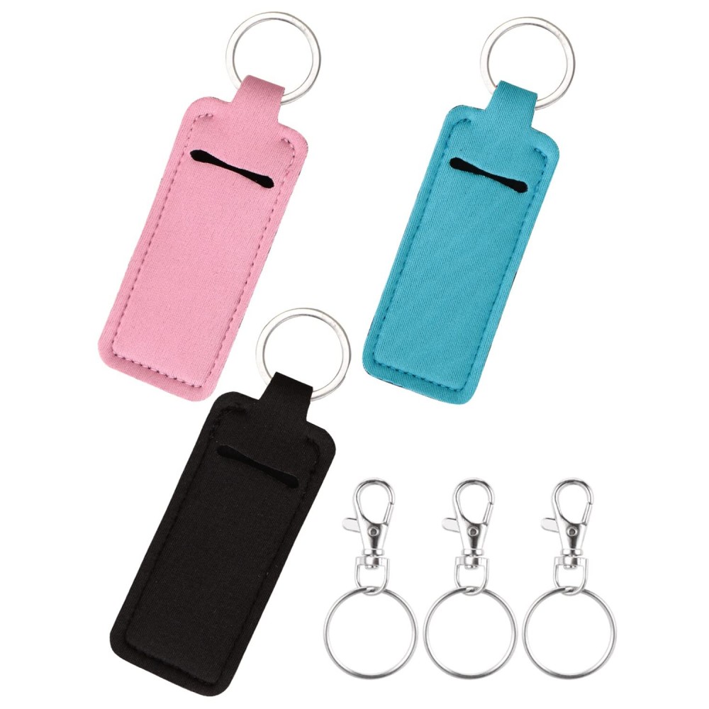 Meiiy Chapstick Holder Lip balm Holder Lipstick Sleeve Pouch Lip Gloss Holder With Hook 3 Pcs Stocking Stuffers Gift for Women (3pcs) Meiiy Chapstick Holder Lip balm Holder Lipstick Sleeve Pouch Lip Gloss Holder With Hook 3 Pcs Stocking Stuffers Gift for Women (3pcs)