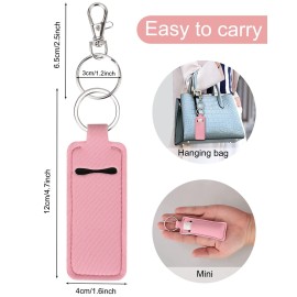 Meiiy Chapstick Holder Lip balm Holder Lipstick Sleeve Pouch Lip Gloss Holder With Hook 3 Pcs Stocking Stuffers Gift for Women (3pcs) Meiiy Chapstick Holder Lip balm Holder Lipstick Sleeve Pouch Lip Gloss Holder With Hook 3 Pcs Stocking Stuffers Gift for Women (3pcs)