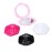 UUYYEO 4 Pcs Compact Mirrors Round Makeup Mirror for Purse Mini Folding Pocket Mirror Portable Travel Mirror Double Sided Vanity Mirror for Women Girls