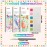 ZYNERY 60 Pcs Watercolor Painting Book for Kids,Pocket Watercolor Painting Book,Water Coloring Book Bookmarks,Travel Pocket Watercolor Kit Activities Birthday Gifts for Kids 3 Boxes