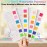ZYNERY 60 Pcs Watercolor Painting Book for Kids,Pocket Watercolor Painting Book,Water Coloring Book Bookmarks,Travel Pocket Watercolor Kit Activities Birthday Gifts for Kids 3 Boxes
