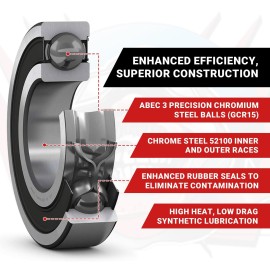 FastEddy Bearings Compatible with Arrma Senton 4X2 Boost Mega 550 Sealed Bearing Kit