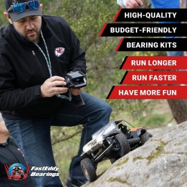 FastEddy Bearings Compatible with FMS FCX24 Power Wagon Sealed Bearing Kit