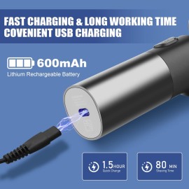 HIENA PRO Electric Shaver for Men, Cordless Rechargeable Rotary Shaver, IPX6 Waterproof Wet & Dry Electric Razor with Led Display HIENA PRO Electric Shaver for Men, Cordless Rechargeable Rotary Shaver, IPX6 Waterproof Wet & Dry Electric Razor with Led Display