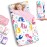 Primlect Thickened Toddler Nap Mat with Removable Pillow and Minky Blanket, Extra Large 55\'\'x35\'\' Sleeping Bag, Washable, Roll up, Perfect for Daycare, Preschool, Kindergarten, Boys and Girls Mermaid