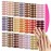 SILPECWEE 20 Sheets Solid Color Nail Wraps for Women Stick on Nail Polish Strips Self Adhesive Nail Polish Stickers Gel Nail Strips Fingernails Manicure Stickers Nail Art with 1pc Nail File