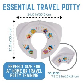 Sesame Street Sesame Squad Folding Potty Seat - Travel Potty Training Seat