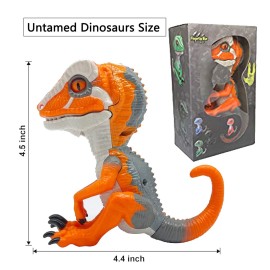 Ulinca Dinosaurs for Boys - Untamed T-Rex - Interactive Collectible Dinosaur Mini for Girls - Ironjaw