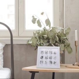 Baby First Year Photo Frame, 12 Month Picture Frame Baby First Year Photo Frame for Baby Growth Record Baby Shower Gifts