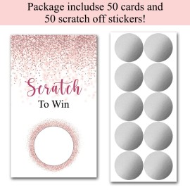 Haizct 50 Pack Rose Gold Blank Gift Certificate Scratch Off Cards for Small Business, Spa Beauty Makeup Hair Salon, Bridal Shower, Baby Shower, Country Wedding(Rose Gold) Silver-GK083 Haizct 50 Pack Rose Gold Blank Gift Certificate Scratch Off Cards for Small Business, Spa Beauty Makeup Hair Salon, Bridal Shower, Baby Shower, Country Wedding(Rose Gold) Silver-GK083