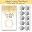 Haizct 50 Pack Gold Dust Blank Gift Certificate Scratch Off Cards for Small Business, Spa Beauty Makeup Hair Salon, Bridal Shower, Baby Shower, Country Wedding, Gold Dust-GK082
