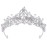 ANBALA Tiara Crystal Crown Silver Tiaras for Women Princess Crown for Women Girls Crowns for Birthda, Halloween, Wedding Prom, Bridal Party, Pageant