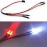 RCLIONS RC Car LED Headlights Taillight Front Rear Lamp White&Red for 1/18th TRX4-M RC Crawler Car Upgrades