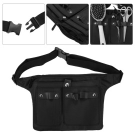 VOCOSTE Hairstylist Waist Belt, Barber Hair Stylist Tools Storage Canvas Waist Belt, Hairdresser Scissor Apron Belt, Canvas, Black VOCOSTE Hairstylist Waist Belt, Barber Hair Stylist Tools Storage Canvas Waist Belt, Hairdresser Scissor Apron Belt, Canvas, Black