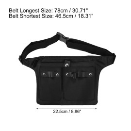 VOCOSTE Hairstylist Waist Belt, Barber Hair Stylist Tools Storage Canvas Waist Belt, Hairdresser Scissor Apron Belt, Canvas, Black VOCOSTE Hairstylist Waist Belt, Barber Hair Stylist Tools Storage Canvas Waist Belt, Hairdresser Scissor Apron Belt, Canvas, Black