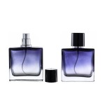 YORROR 2 Pack 50ml Glass Perfume Atomizer,Gradient Blue Empty Spray Bottle,Portable Fragrance Fine Mist Spray Bottle Perfume Dispenser for Travel