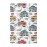 Monster Trucks White Baby Crib Sheets - Fitted Crib Sheet, Boys & Girls Cotton Crib Sheet for Standard Crib and Toddler Mattresses - M