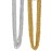 HAPPY DEALS ~ Mardi Gras Beads Gold Silver | 33 inch | 7 mm | Necklaces | 24 Pack