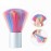 AKOAK 1 Pack Color Soft nail Cleaner Brush, Nail Art Dust Makeup Remover Brush, Soft Kabuki Cleaner for Makeup, Nail Makeup Supply