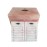 10 Layers Acrylic Eyelash Storage Box,Eyelash Holder Extension Tool,Makeup Organizer False Eyelashes Glue Pallet Holder, Grafting Eye lashes Close-Packed Display with 10 Pallets (Pink Marble)