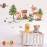Runtoo Forest Animals Wall Decals Bear Fox Tree Woodland Wall Stickers for Kids Bedroom Nursery Wall Decor