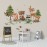 Runtoo Forest Animals Wall Decals Bear Fox Tree Woodland Wall Stickers for Kids Bedroom Nursery Wall Decor