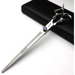 7/8/9inch professional hairdressing scissors silver high hardness 400c stainless steel beauty shop barber shop salon special tools (9 inch flat)