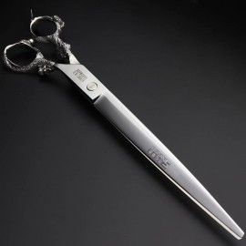 7/8/9inch professional hairdressing scissors silver high hardness 400c stainless steel beauty shop barber shop salon special tools (9 inch flat)