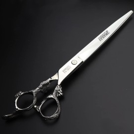 7/8/9inch professional hairdressing scissors silver high hardness 400c stainless steel beauty shop barber shop salon special tools (9 inch flat)