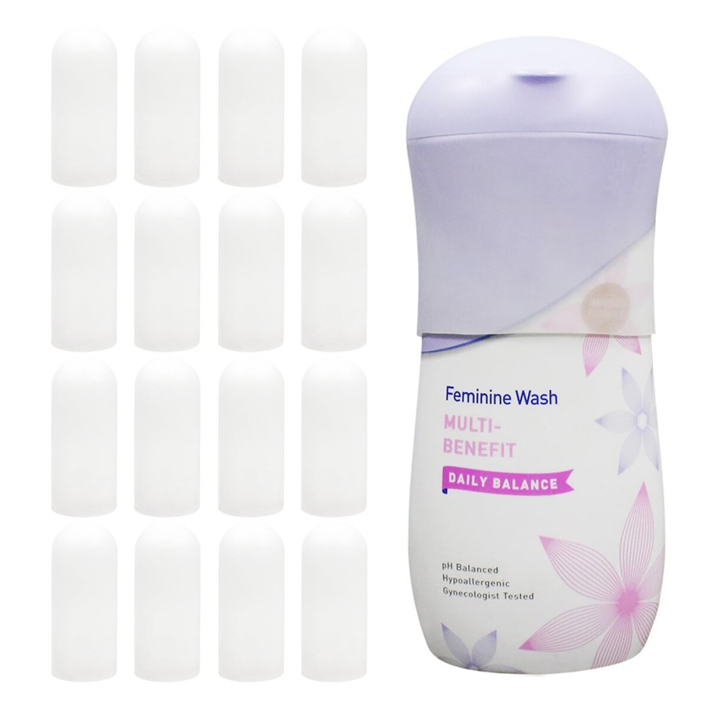 16 Pack Silicone Bottle Covers Travel Essentials for Women Men, Cruise Ship Essentials 2025, Travel Size Toiletries, Luggage Accessories, Elastic Sleeves Leak Proofing