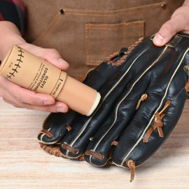 Rhino Wax - Baseball Glove Ultimate Break-in Kit - Includes Premium Oil for Ball Gloves, Mitt Conditioner, Hardwood Mallet, Wrap, Brush, and Microfiber Cloth - This is How to Break in a Glove Fast